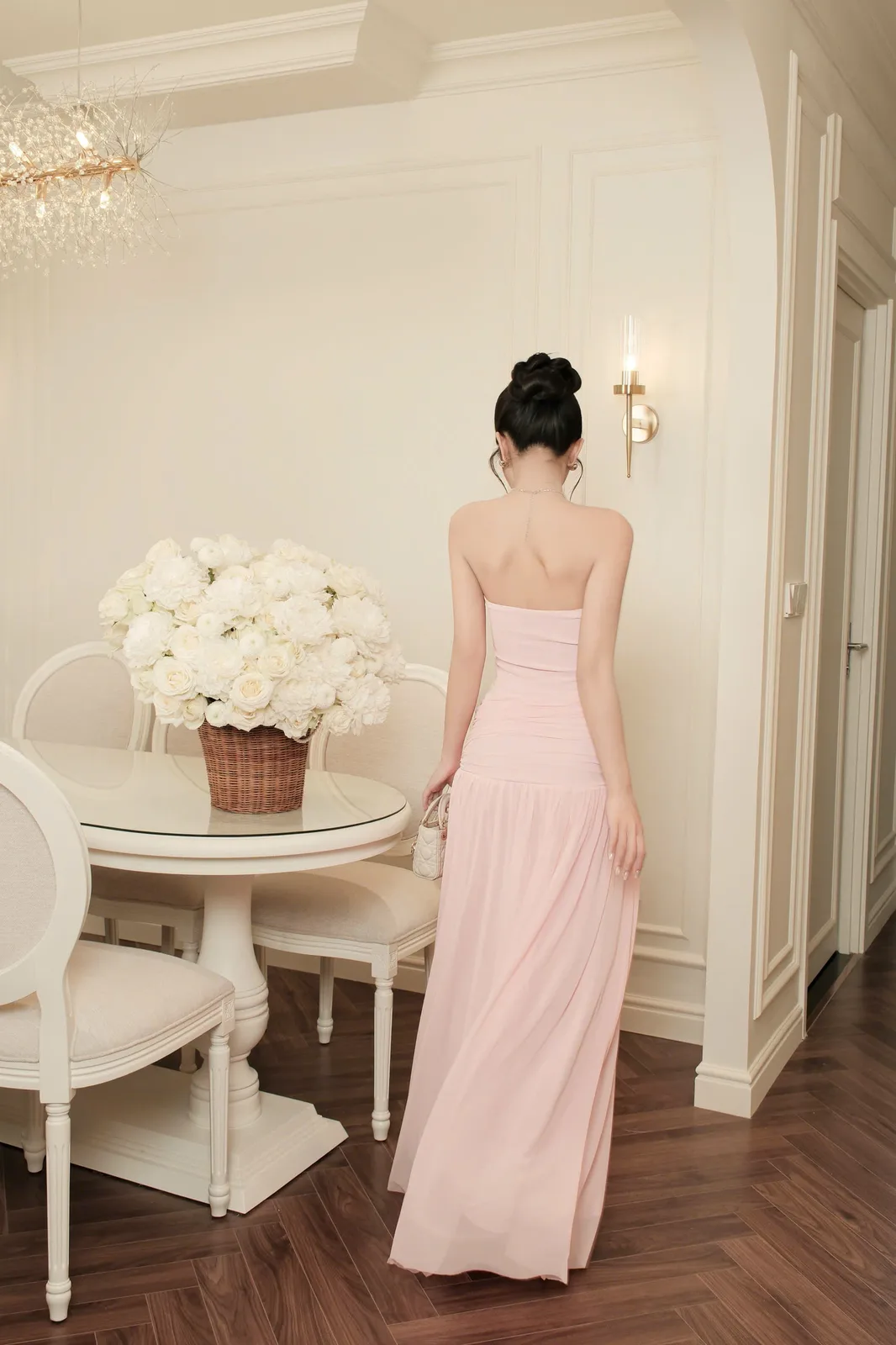 Váy body cúp ngực dài, B251